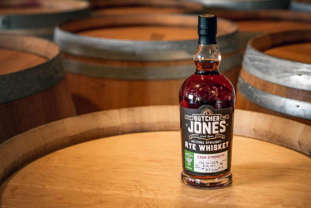 SanTan Spirits Butcher Jones Arizona Straight Rye Cask Strength