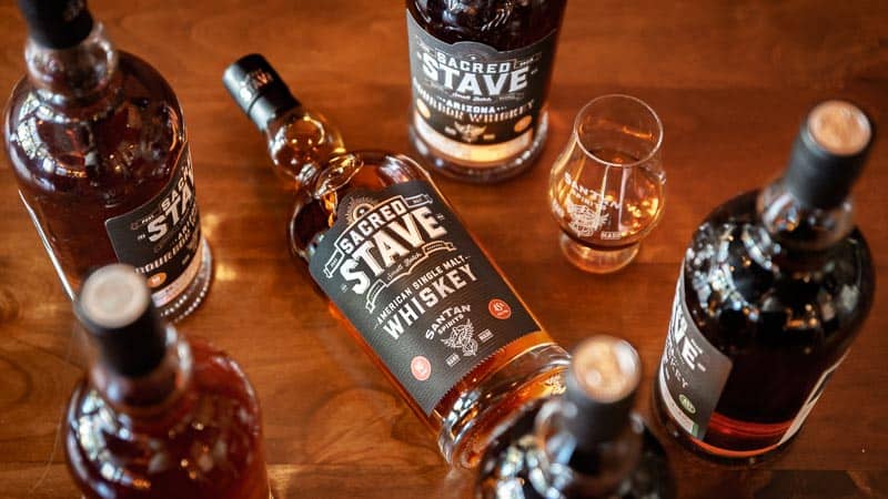 SanTan Spirits Cask Club Bottles