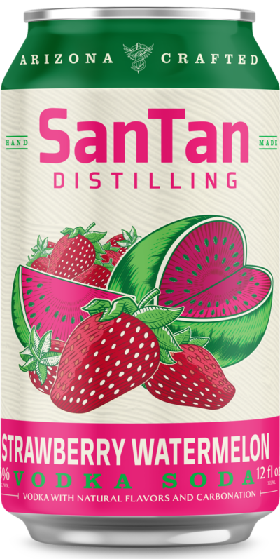 Strawberry Watermelon Vodka Soda